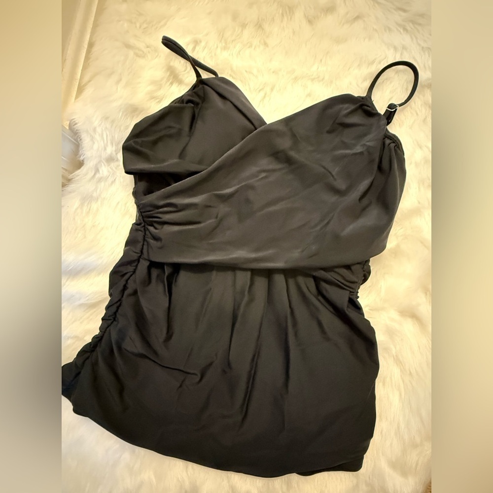 Women’s Black Tankini Top